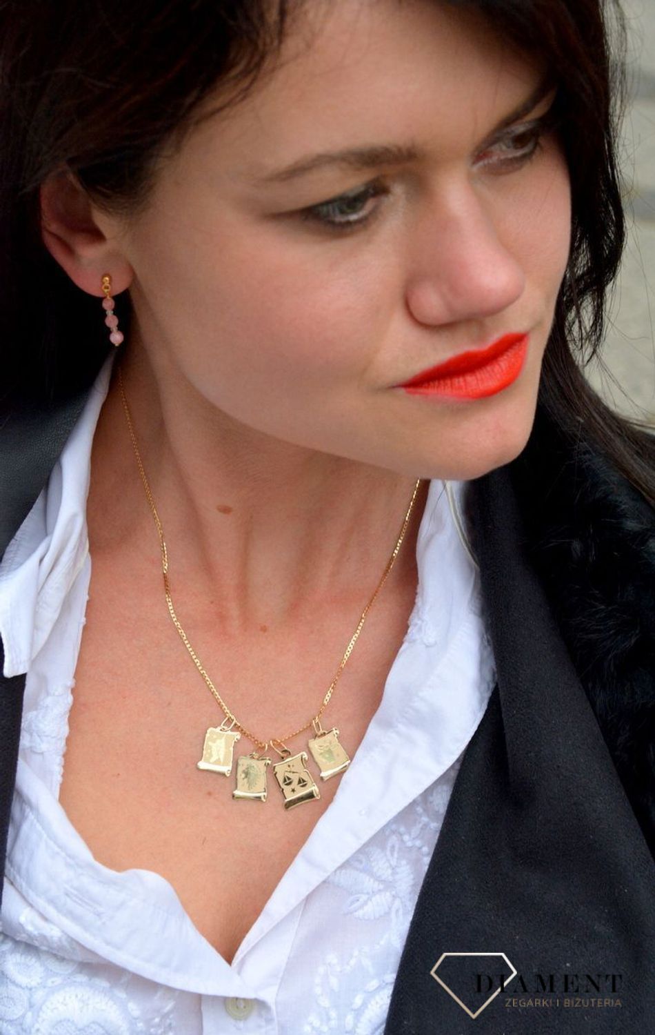 Złota zawieszka znak zodiaku Skorpion.jpg